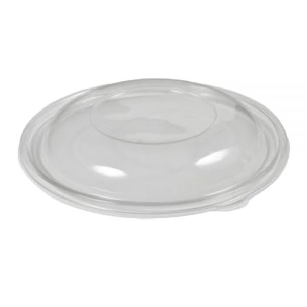 Cold Collection Food Container Lids, Round, 9", Clear, Pack Of 100 Lids