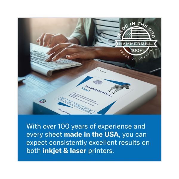 Hammermill Premium Laser Print Paper, 98 Bright, 24 Lb Bond Weight, 11