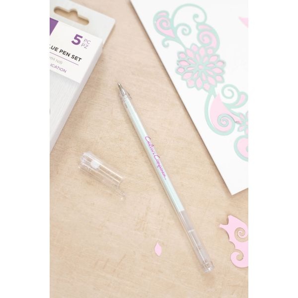 Crafter's Companion Glue Pen Set 5/Pkg