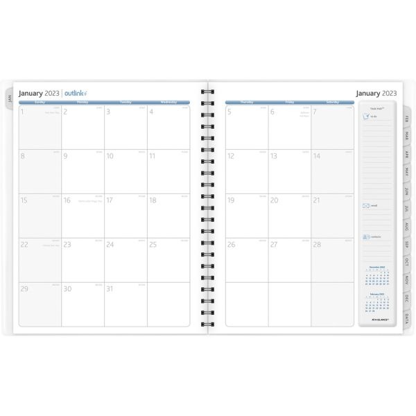 At-A-Glance Outlink Weekly Planner Refill, 2023 Calendar