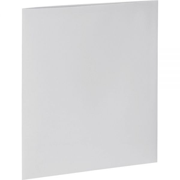 Business Source White Two Pocket Folders