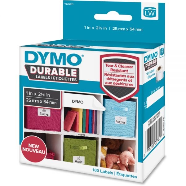 Dymo Lw Durable Multi-Purpose Labels, 1" X 2.12", 160 Labels/Roll