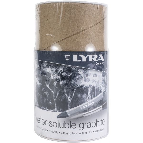 Lyra Graphite Water-Soluble Crayons 24/Pkg