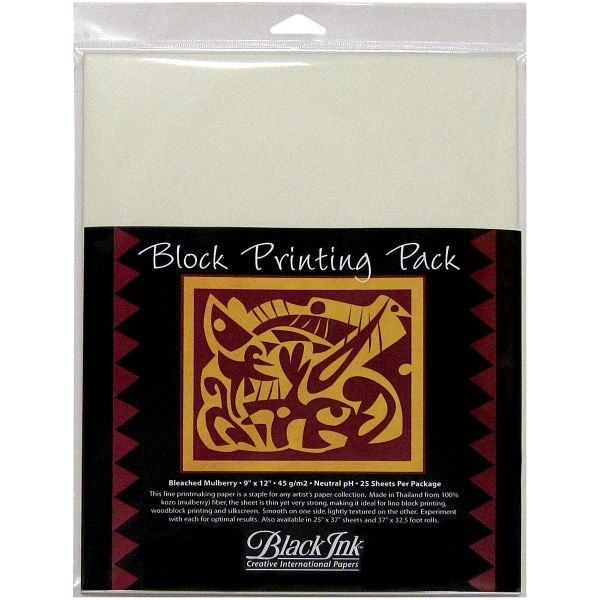 Block Printing Paper Pack By Black Ink Papers