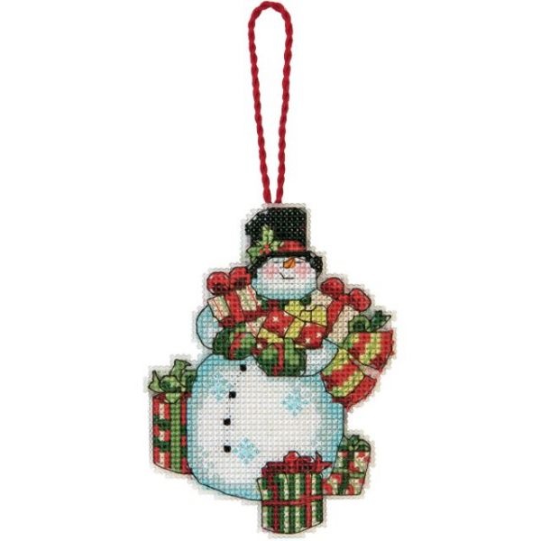 Susan Winget Snowman Ornament Counted Cross Stitch Kit