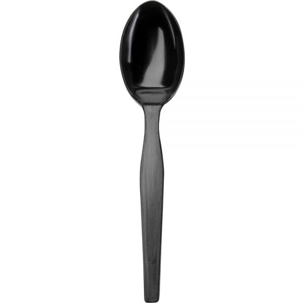 Dixie Ultra Smartstock By Gp Pro Series-O Plastic Utensil Refills, Spoons, Black, 40 Spoons Per Refill, Case Of 24 Refills