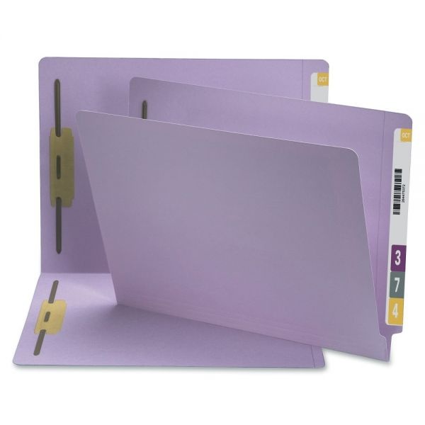 Smead End Tab Colored File Folders With Fasteners