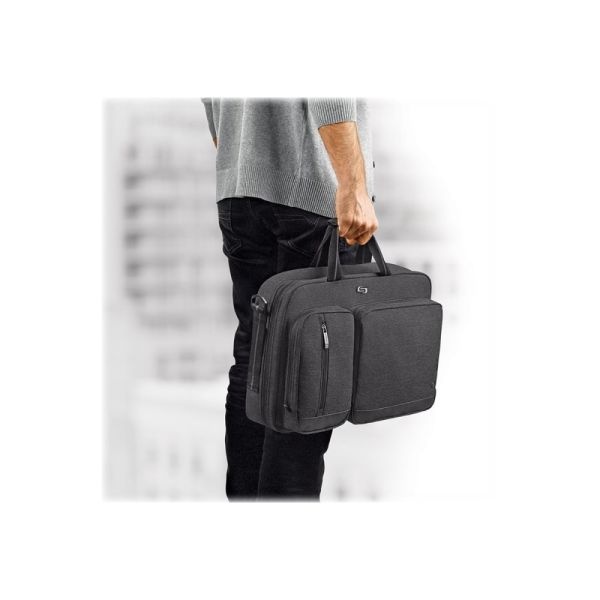 Solo New York Duane 15.6" Hybrid Backpack Briefcase, Gray