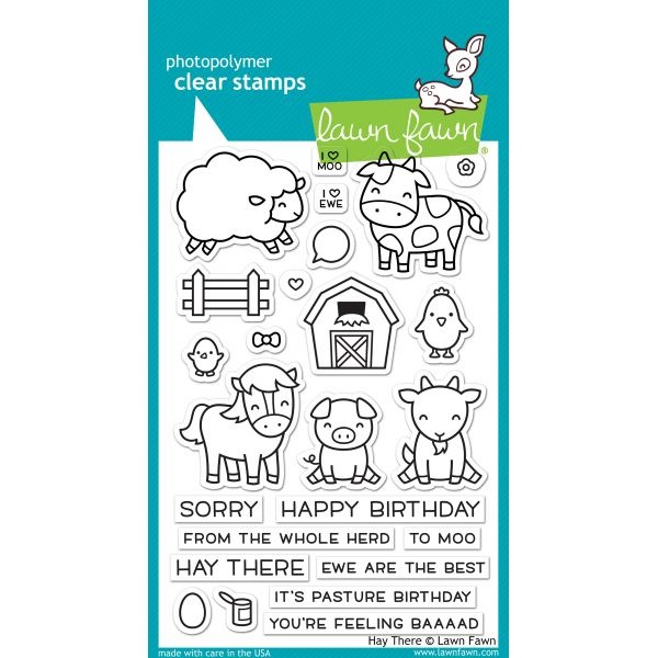 Lawn Fawn Clear Stamps 4"X6"