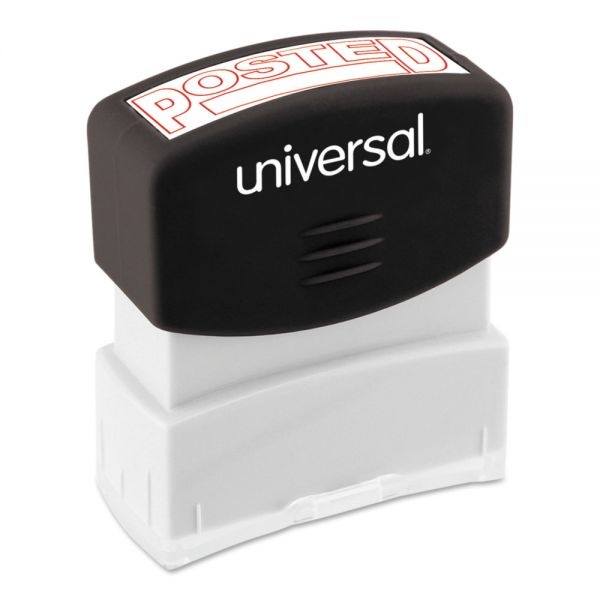 Universal Message Stamp, Posted, Pre-Inked One-Color, Red
