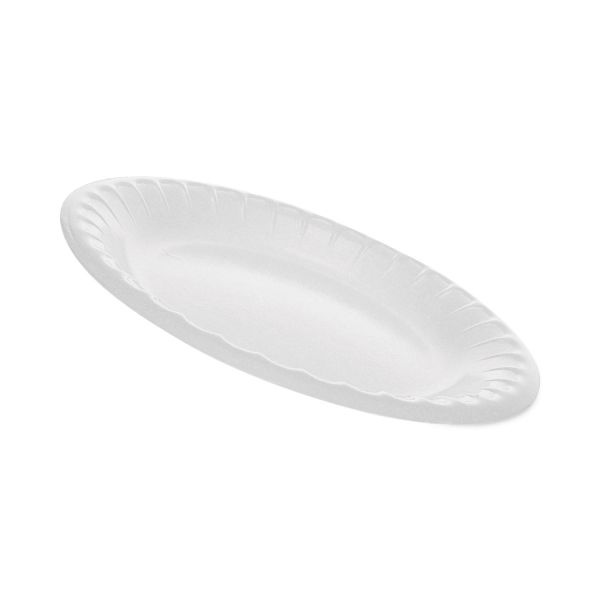 Pactiv Evergreen Placesetter Deluxe Laminated Foam Dinnerware, Plate, 6" Dia, White, 1,000/Carton