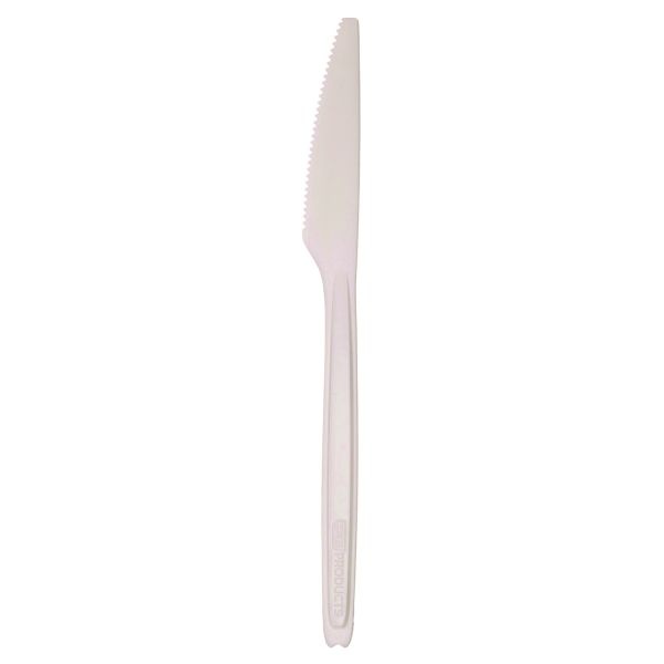 Eco-Products Cutlery For Cutlerease Dispensing System, Knife, 6", White, 960/Carton