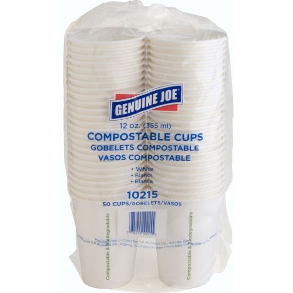 Genuine Joe 12 Oz Eco-Friendly Paper Cups