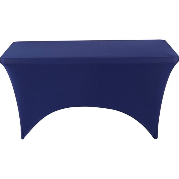 Iceberg Stretch Fabric Table Cover, 72" X 30", Blue