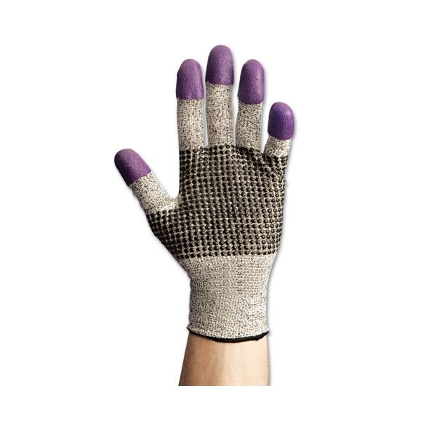 Kleenguard G60 Purple Nitrile Gloves, 230 Mm Length, Medium/Size 8, Black/White, Pair