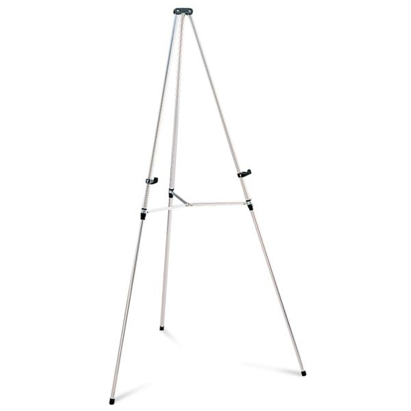 MasterVision Instant Display Easel Heavy Duty Extends to 63 Tall Black Frame