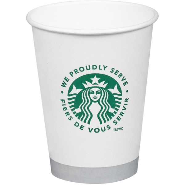 We Proudly Serve 12 Oz Hot Cups
