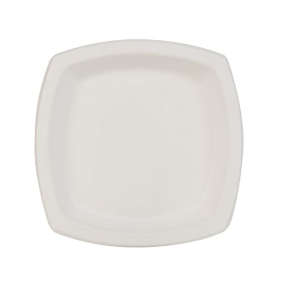 Solo Bare Sugar Cane Dinner Plates, 6 3/4", Pack Of 1,000