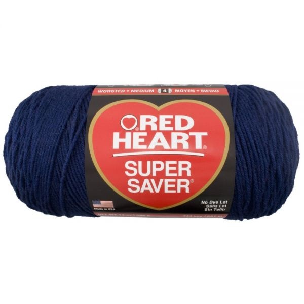 Red Heart Super Saver Yarn Soft Navy