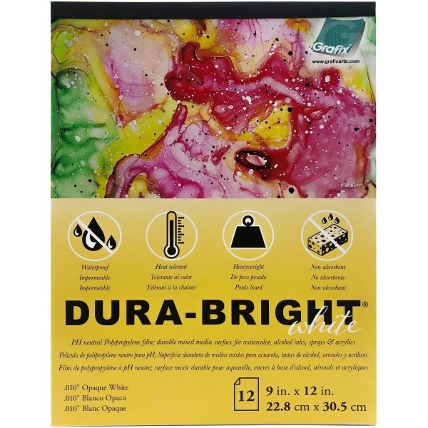 Dura-Bright Opaque White Pad .010" Pad 9X12"
