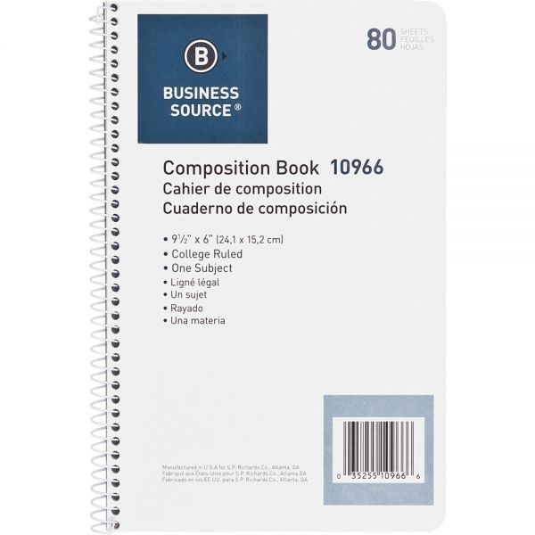 Business Source College Ruled Composition Books