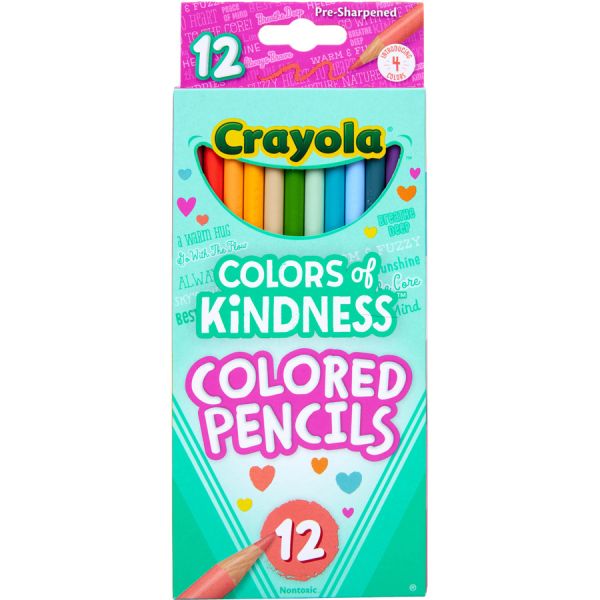 Colors of the World Colored Pencils Classpack Set, Assorted Lead and Barrel  Colors, 240/Pack