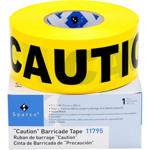 Sparco Caution Barricade Tape