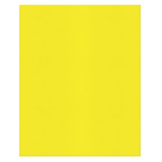 2-Pocket Paper Folders, Yellow, Pack Of 25