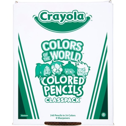 Crayola Colors Of The World Colored Pencils Classpack Set