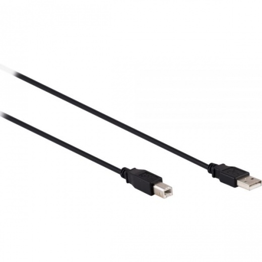 C2G 6.6ft USB A to USB B Cable - USB A to B Cable - USB 2.0 - Black - M/M