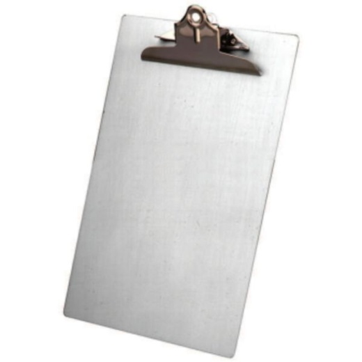 Saunders Aluminum Round Corner Clipboards - 1" Clip Capacity