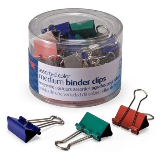 Officemate Binder Clips, Medium