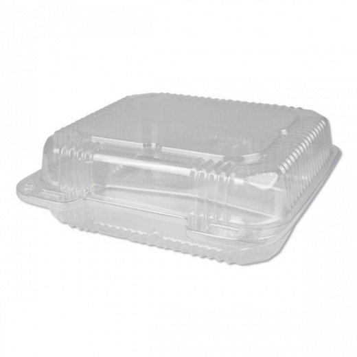 Dart Plastic Container, 3 Compartments, Hinged - 250/Case