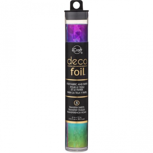 iCraft Deco Foil Specialty Transfer Sheets 6"X12" 5/Pkg