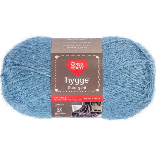 Red Heart Hygge Yarn 8oz - Slate Blue