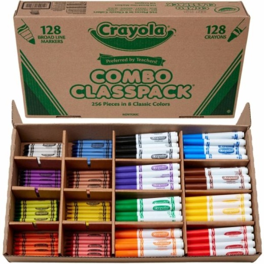 Crayola Crayons And Markers Combo Classpack - Unleash Creativity in the Classroom and Beyond!