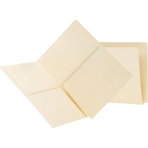 Smead End-Tab Pocket Folders with Shelf-Master Reinforced Tab