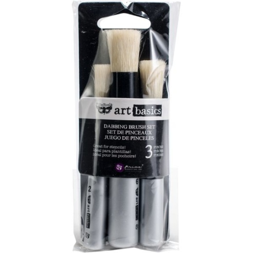 Finnabair Art Basics Dabbing Brushes 3/Pkg