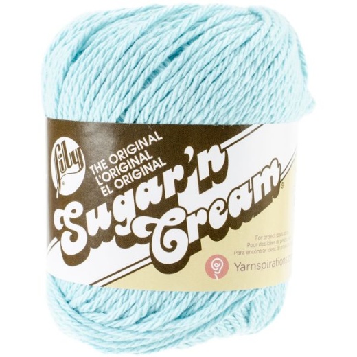 Lily Sugar 'n Cream Yarn Black