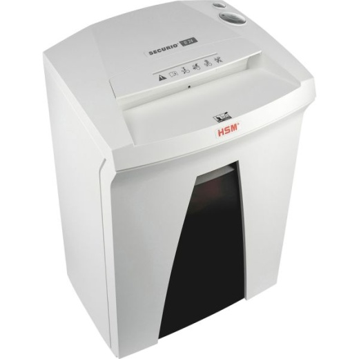 HSM Securio B24 - 1/32" x 3/16" + External Autom. Oiler High-Security Shredder