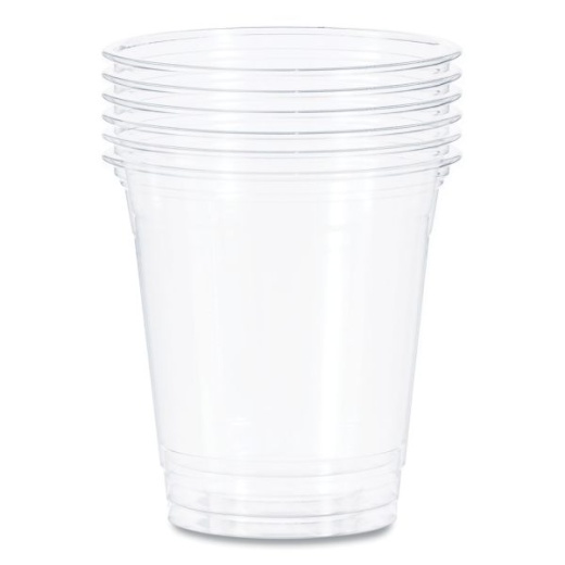 Strawless Sip Lid for 9/12/16/20/24 oz. Recyclable Plastic Cup 1000/Case