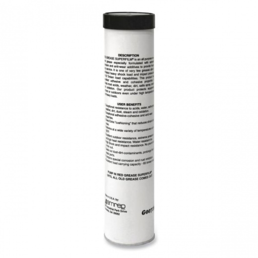 Misty NLGI #2 Red Grease, 14 Oz Tube, 48/Carton