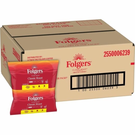 Folgers Coffee Filter Packs, Classic Roast