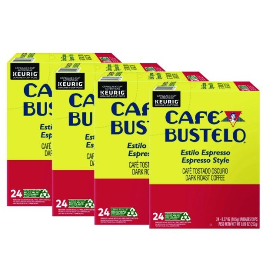 Café Bustelo Espresso Style K-Cups, 96/Carton