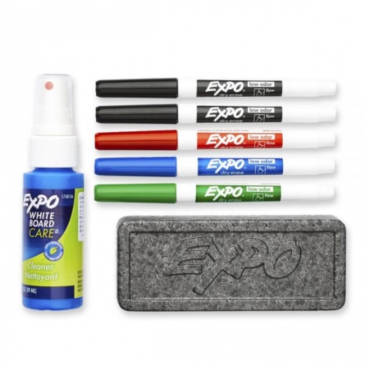 a'la Board Dry Erase Markers - White Dry-Erase Small-Tip Marker