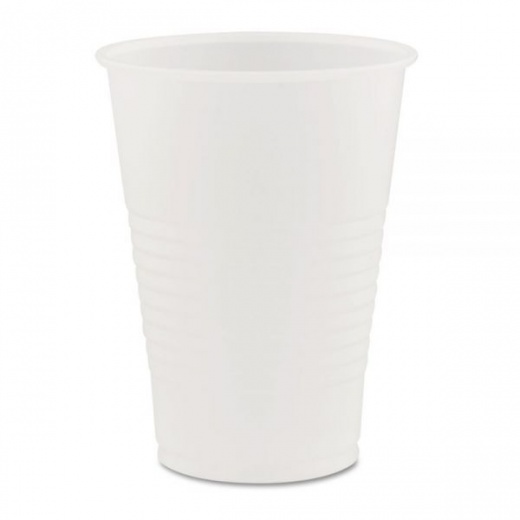 Dart High-Impact Polystyrene Cold Cups, 7 Oz, Plastic, Translucent, 100/Pack