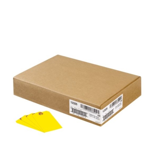 Avery Colored Shipping Tags - 4.75" Length x 2.37" Width - 1000 / Box - Yellow