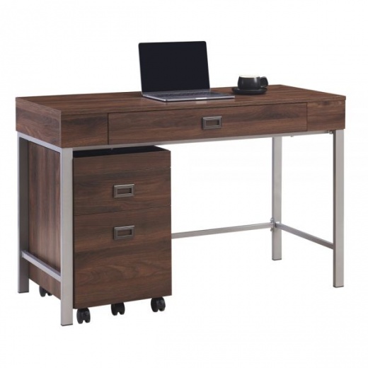 realspace plank writing desk