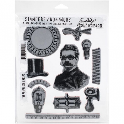 Tim Holtz Cling Stamps 7"X8.5"