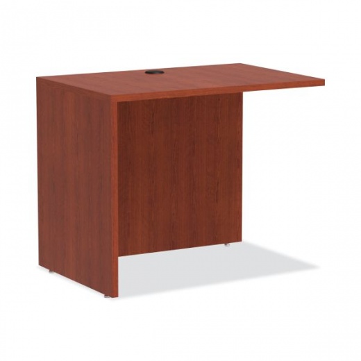 Alera Valencia Series Reversible Return/Bridge Shell, 35W X 23.63D X 29.5H, Medium Cherry